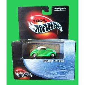 2000 Hot Wheels 100% Box Series Custom '37 Ford Limited Edition 1:64 GREEN #24